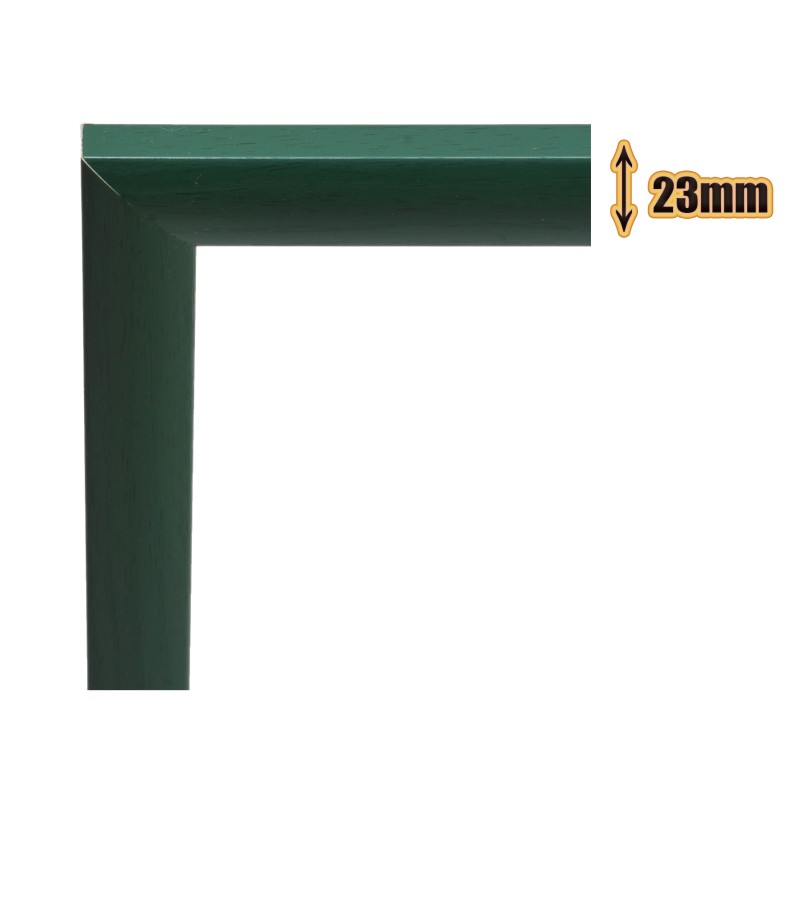 STANDART A4 ÇERÇEVE-RENK YEŞİL-ARKA YÜZEY 3MM MDF- ÖN 1MM KIRILMAZ ANTİREFLEKTE   MAT ŞEFFAF YÜZEY