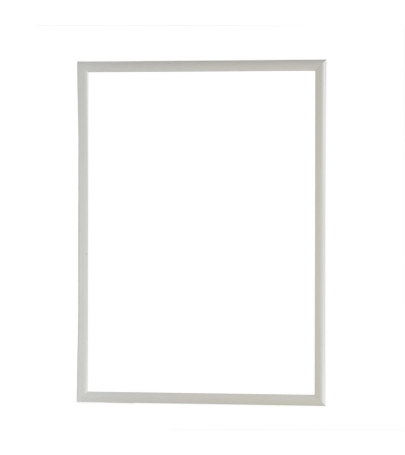 STANDART A4 ÇERÇEVE-RENK BEYAZ -ARKA YÜZEY 3MM MDF- ÖN 1MM KIRILMAZ ANTİREFLEKTE   MAT ŞEFFAF YÜZEY