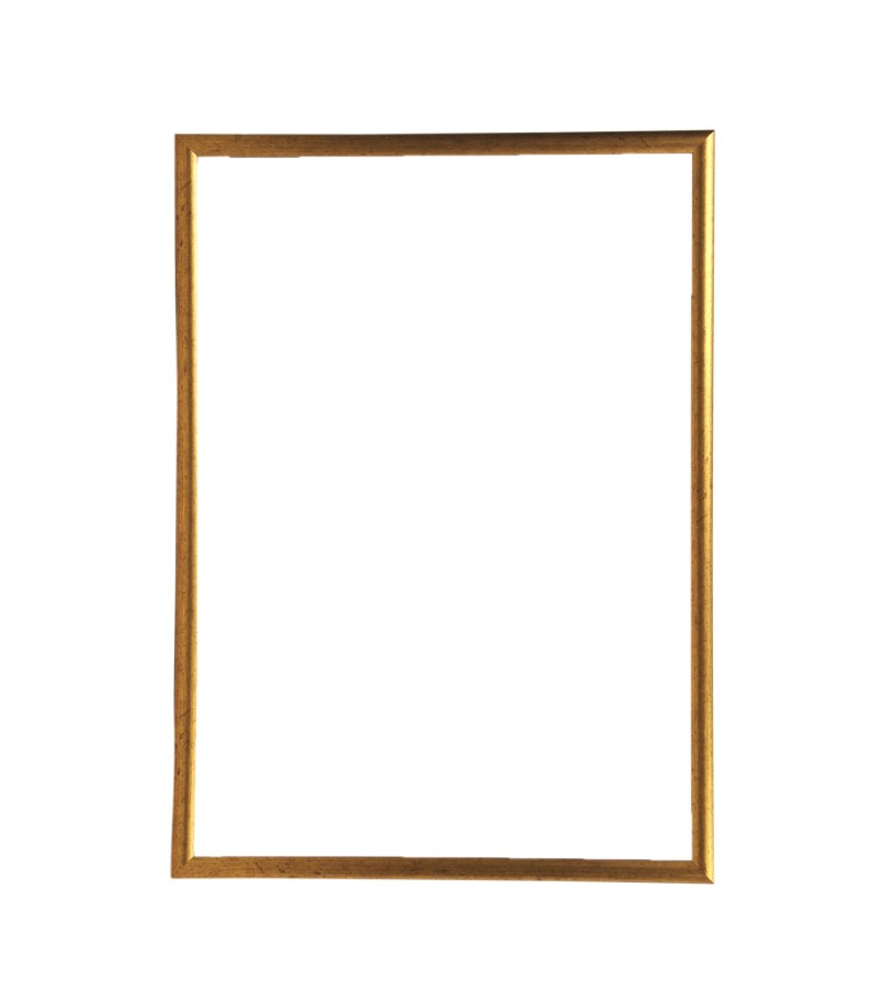 STANDART A3 ÇERÇEVE-RENK ALTIN -ARKA YÜZEY 3MM MDF- ÖN 1MM KIRILMAZ ANTİREFLEKTE   MAT ŞEFFAF YÜZEY