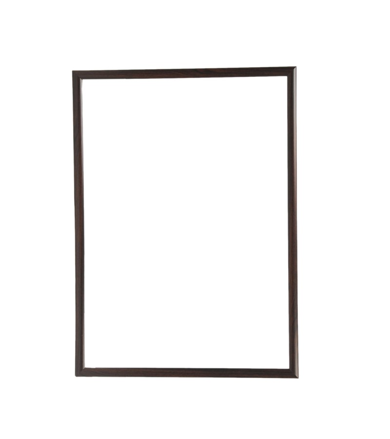 STANDART  BOŞ ÇERÇEVE - 30CM X40CM İÇÖLÇÜ -RENK KOYU KAHVE -ARKA YÜZEY MDF- ÖN YÜZEY  1MM ANTİREFLEKTİF