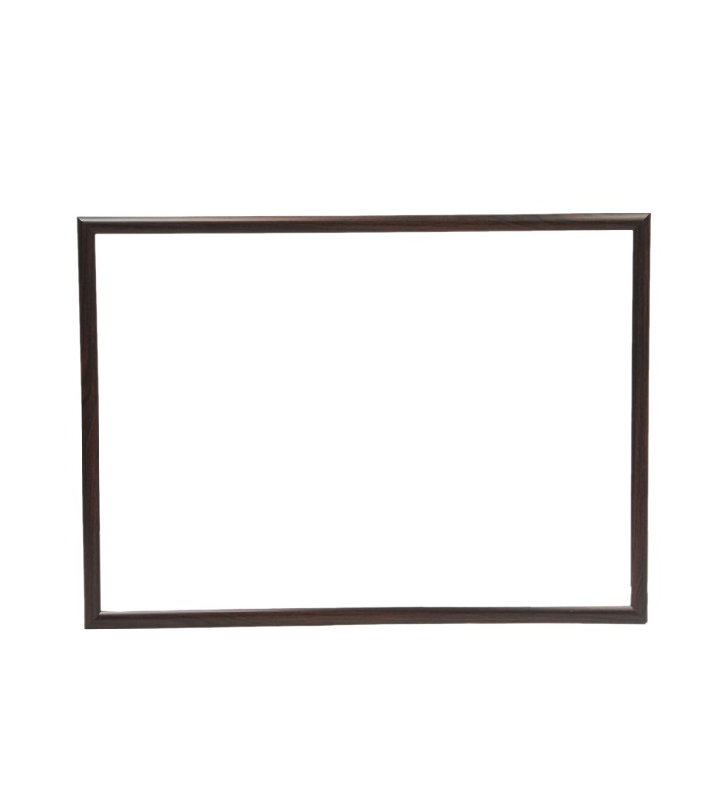 STANDART  BOŞ ÇERÇEVE - 30CM X40CM İÇÖLÇÜ -RENK KOYU KAHVE -ARKA YÜZEY MDF- ÖN YÜZEY  1MM ANTİREFLEKTİF