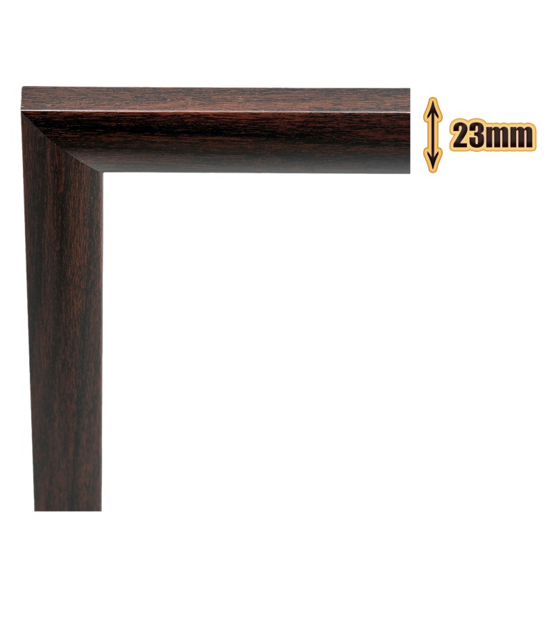 STANDART  BOŞ ÇERÇEVE - 30CM X40CM İÇÖLÇÜ -RENK KOYU KAHVE -ARKA YÜZEY MDF- ÖN YÜZEY  1MM ANTİREFLEKTİF