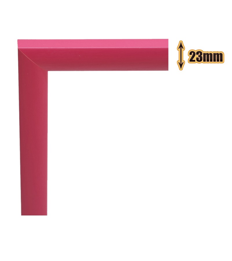 STANDART BOŞ ÇERÇEVE - 35CM X 50CM İÇ ÖLÇÜ -RENK FUŞYA  -ARKA YÜZEY MDF- ÖN YÜZEY 1MM ANTİREFLEKTİF  PVC