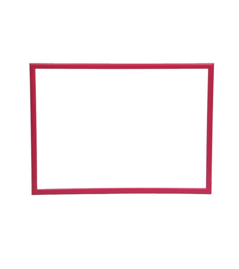 STANDART BOŞ ÇERÇEVE - 35CM X 50CM İÇ ÖLÇÜ -RENK FUŞYA  -ARKA YÜZEY MDF- ÖN YÜZEY 1MM ANTİREFLEKTİF  PVC