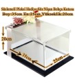 SÖZ NİŞAN BOHÇA KUTUSU -PLEKSİ KUTU -HEDİYE KUTUSU -35 CM X 25 CM X 20 CM ÖLÇÜLERİNDE