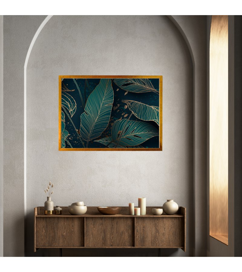 Çerçeveli Modern  Kanvas Baskı Tablo