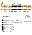 70cm x 100cm Ölçülerinde  Poster Afiş Resim Gümüş  Renk Çerçeve