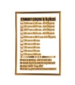 STANDART A3 ÇERÇEVE-RENK ALTIN -ARKA YÜZEY 3MM MDF- ÖN 1MM KIRILMAZ ANTİREFLEKTE   MAT ŞEFFAF YÜZEY