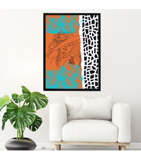 Çerçeveli Modern Kanvas Baskı Tablo ÖLÇÜ 55cmx75cm