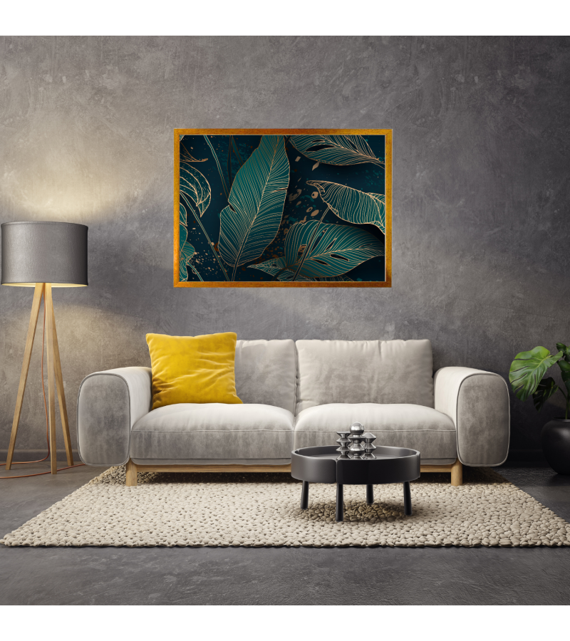 Çerçeveli Modern  Kanvas Baskı Tablo