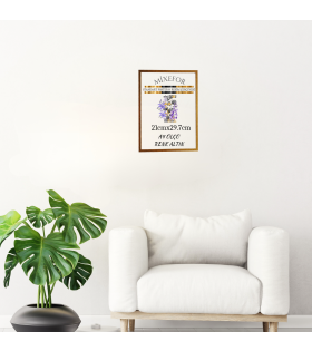 A4 Ölçülerinde Diploma Sertifika Fotoğraf Resim Çerçevesi