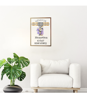 30cmX 40cm Ölçü Gümüş Renk Poster Fotoğraf Resim Evrak Çerçevesi