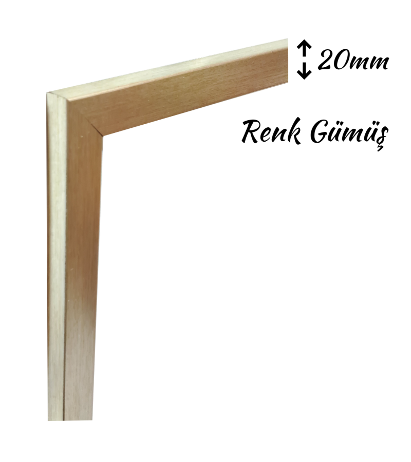 30cmX 40cm Ölçü Gümüş Renk Poster  Fotoğraf Resim Evrak  Çerçevesi