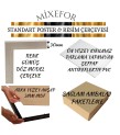 70cm x 100cm Ölçülerinde  Poster Afiş Resim Gümüş  Renk Çerçeve