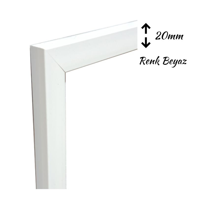 Puzzle Yapboz Çerçevesi 260 ve 500 Parça 48cm x 34cm Ölçülerinde Beyaz Renk Çerçeve